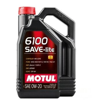Моторное масло Motul 6100 Save-Lite 0W-20, 4 л