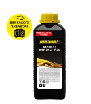 Моторное масло Eurostandart GENER 4T 10W-30 CI-4SN, 1 л
