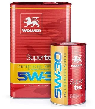 Моторна олива WOLVER SUPERTEC 5W-30, 4 л