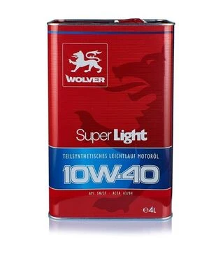 Моторна олива WOLVER SUPER LIGHT 10W-40, 4 л