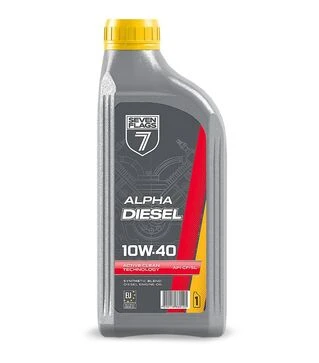 Моторное масло 7FLAGS ALPHA DIESEL 10W-40 API CF/SL, 1 л