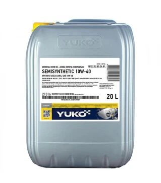 Моторное масло VUKO SEMISYNTHETIC 10W-40 API SN/CF, 20 л