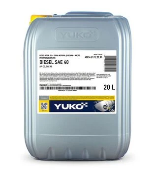 Моторное масло VUKO DIESEL SAE 40 API CC, 20 л