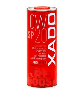 Моторна олива XADO Atomic Oil Red Boost 0W-20 SP, 4 л