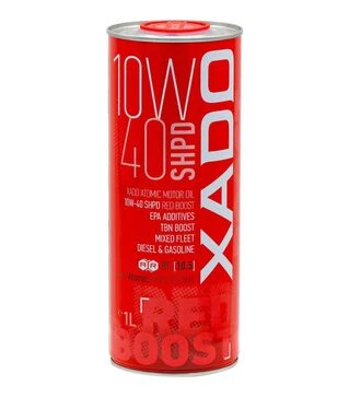 Моторна олива XADO Atomic Oil Red Boost 10W-40 SHPD, 20 л