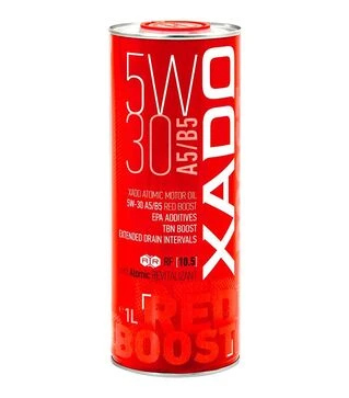 Моторна олива XADO Atomic Oil Red Boost 5W-30, A5/B5, 4 л