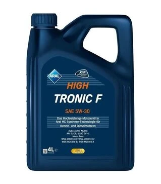 Моторное масло Aral HighTronic F 5W-30, 4 л