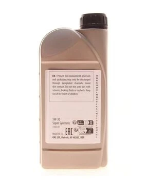 Моторное масло GM Super Synthetic 5W-30, 1 л
