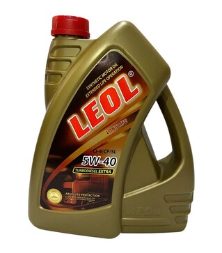 Моторное масло LEOL TURBODIESEL EXTRA, 5W-40, 5 л