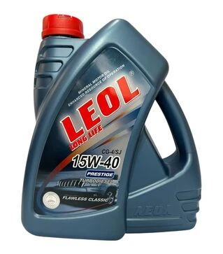 Моторное масло турбодизельное LEOL PRESTIGE 15W-40, API CG-4/SJ, 4 л