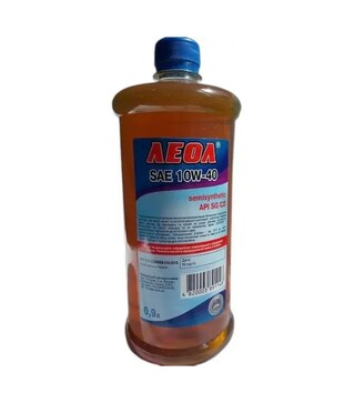 Моторное масло LEOL 10W-40, API SG/CD, 1 л (0,9 л) (ПЭТ)