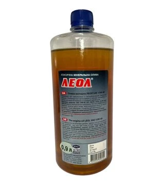 Моторна олива LEOL Master 15W-40, API SG/CD, 1 л (0,9 л)