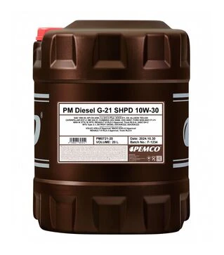 Моторна олива Pemco Diesel G-21 SHPD 10W-30, 20 л