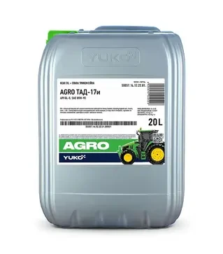 Трансмісійне мастило Yuko AGRO ТАД-17, 20 л