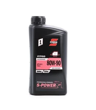 Масла трансмиссионные S-POWER HYPOID GEAR GL-5 80W-90, 1 л