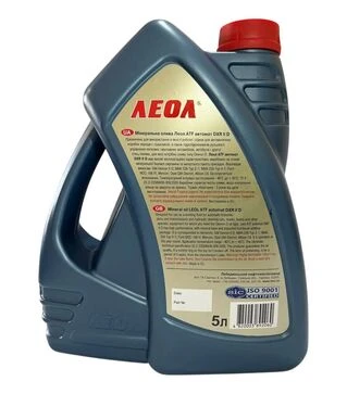 Трансмісійне мастило LEOL DXR ATF II D для АКПП, 5 л