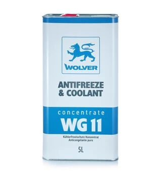 Антифриз WOLVER ANTIFREEZE &amp; COOLANT CONCENTRATE (WG11) синій, 5 л