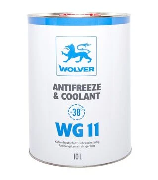 Антифриз WOLVER ANTIFREEZE &amp; COOLANT (WG11) синій, 10 л