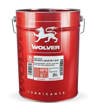 Антифриз WOLVER ANTIFREEZE &amp; COOLANT (WG11) синій, відро, 20 л
