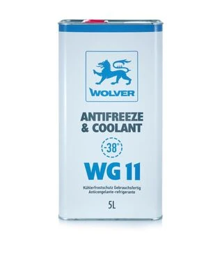 Антифриз WOLVER ANTIFREEZE &amp; COOLANT (WG11) синій, 5 л