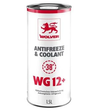 Антифриз WOLVER ANTIFREEZE &amp; COOLANT (WG12+), 1,5 л
