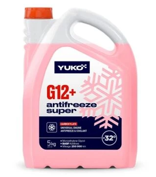 Антифриз VUKO Antifreeze -32 (Super G12+) красный, 5 л