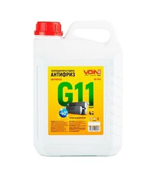 Антифриз VOIN G11 зелений, 4 л