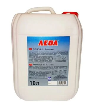 Антифриз концентрат LEOL G12, червоний, 10 л