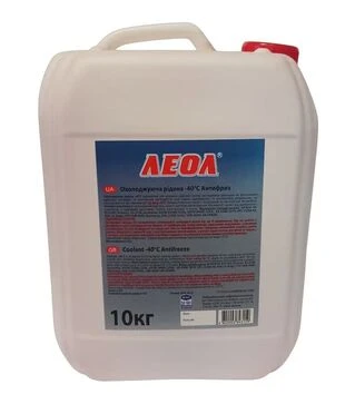 Антифриз LEOL G12, -40&deg;C, червоний, 10 л