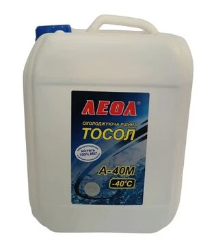 Антифриз LEOL Тосол -40&deg;C, синій, 10 л