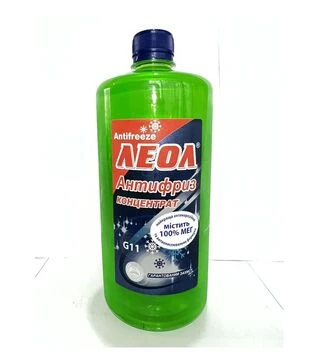Антифриз концентрат LEOL G11, зелений, 1 л (0,9 л)