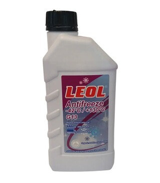 Антифриз LEOL G13 -42&deg;C, фіолетовий, 1 л