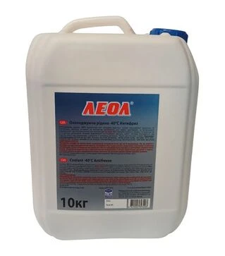Антифриз LEOL G11 -40&deg;C, синій, 10 л (10 кг)