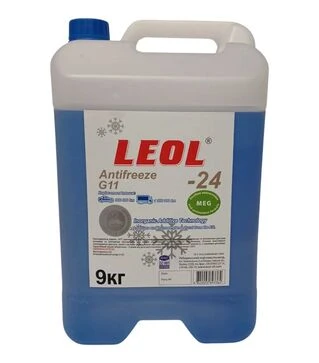 Антифриз LEOL G11 -24&deg;C, синий, 9 кг