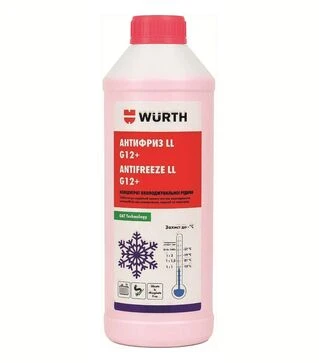 Антифриз Wurth LL G12+ концентрат, 1,5 л