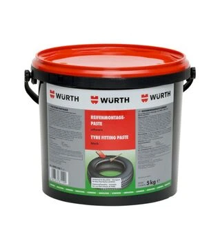 Паста шиномонтажная Wurth, черная, 5 кг
