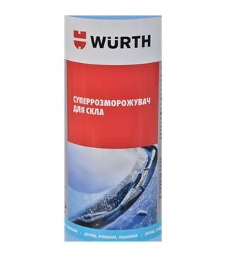 Размораживатель стекла WURTH, суперинтенсивный, 500 мл (892331201)