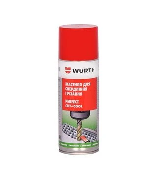 Мастило WURTH Perfect Cut + Cool для свердління й різання, 400 мл (893050008)