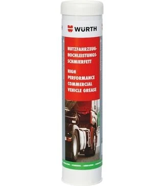 Смазка WURTH высокоэффективная для транспорта, туба, 400 г (893880)