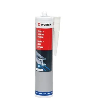 Клей-герметик гибридный WURTH K+D Power, белый, 300 мл (8932351)