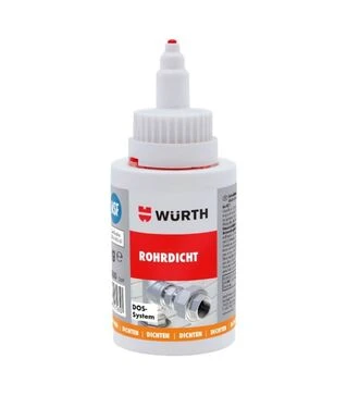 Герметик WURTH DOS для труб средней прочности, 50 г, желтый (893577050)