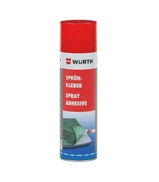 Клей-спрей быстрого действия WURTH, бежевый, 500 мл (890100055)