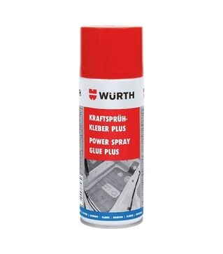 Клей-спрей WURTH PLUS, прозрачный, 400 мл (890100064)