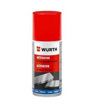 Активатор цианокрилатного клея WURTH SABESTO, прозрачный, 150 мл (89330120)