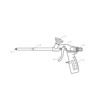 Пистолет для монтажной пены Wurth PTFE PRO (0892145320)