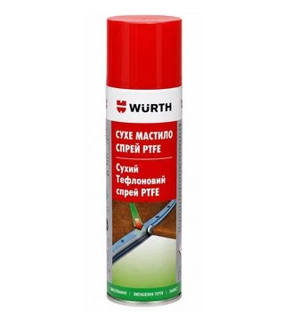 Тефлон-спрей WURTH, 300 мл (893550)