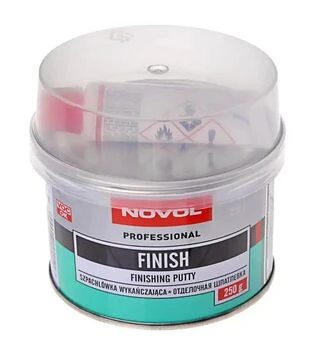 Шпатлевка автомобильная финишная Novol Finish, 250 г