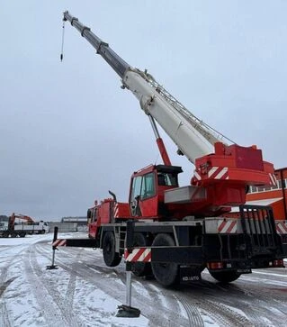 Автокран вездеходный Tadano Faun ATF 45-3, 2005 г.в., 19807 м/ч, б/у