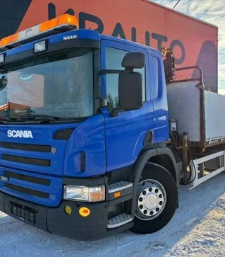 Кран-манипулятор SCANIA P 320 4x2, 2011 г.в., 422000 км, б/у