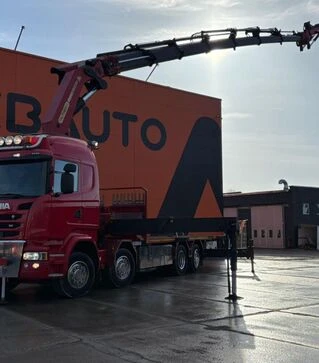 Кран-манипулятор SCANIA R 450 8x2*6, 2016 г.в., 195664 км, б/у
